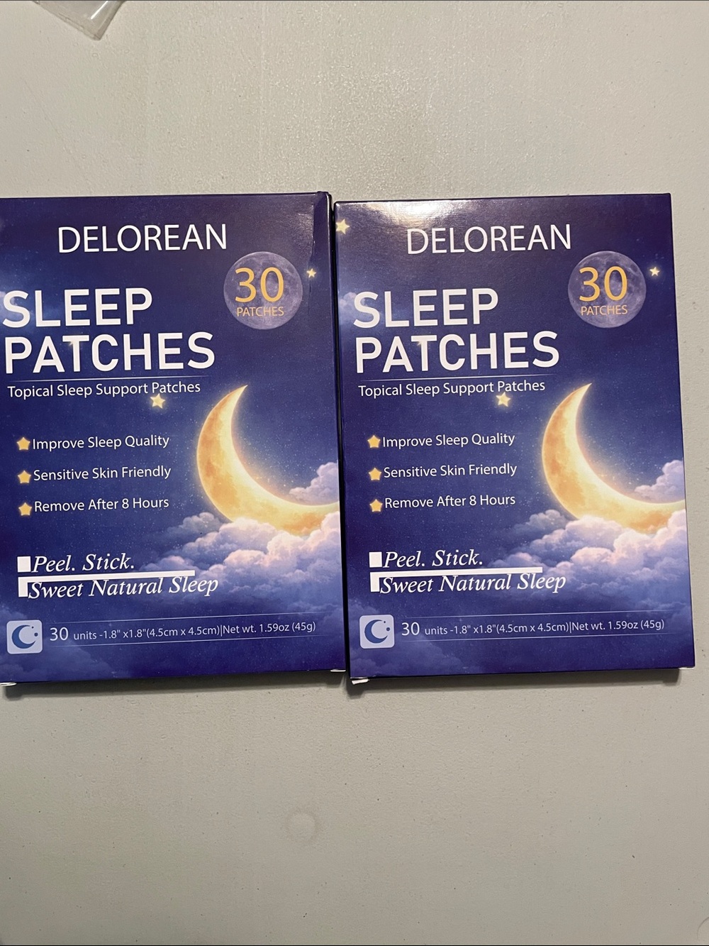 Blue Sleep Patches - Topical Sleep Support (60 Patches) New